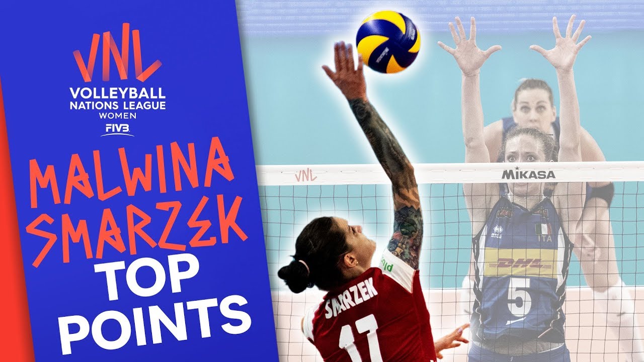Malwina Smarzek's Top Points made vs. Italy | Volleyball Nations League 2019 women’s tennis rankings