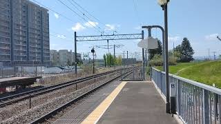 HB-E210系 国府多賀城駅入線シーン