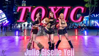 dance In Public  One Take Yeji X Giselle X Julie  Toxic In Singapore By Tyt Dance Crew