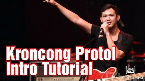 Kroncong Protol - Bondan Feat Fade2black gitar intro tutorial