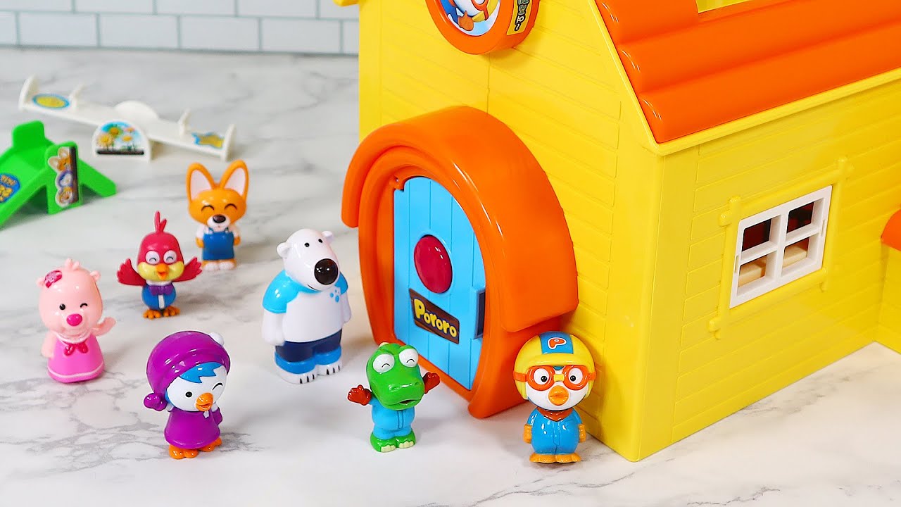 즐거운 뽀로로 하우스 집 장난감 리뷰 Toy ASMR Pororo Doll House PlaySet Satisfying with Unboxing & Review Toys