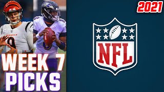 NFL WEEK 7 PICKS 2021 NFL GAME PREDICTIONS | WEEKLY NFL PICKS