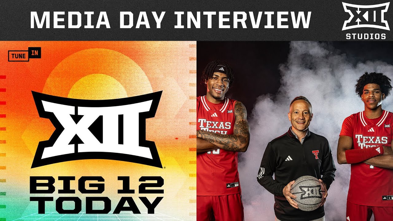 Texas Tech Men's Basketball Media Day Interview | Big 12 Today