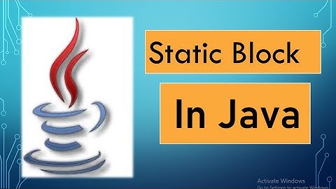 Static Block In Java || Static Block Program || In Hindi