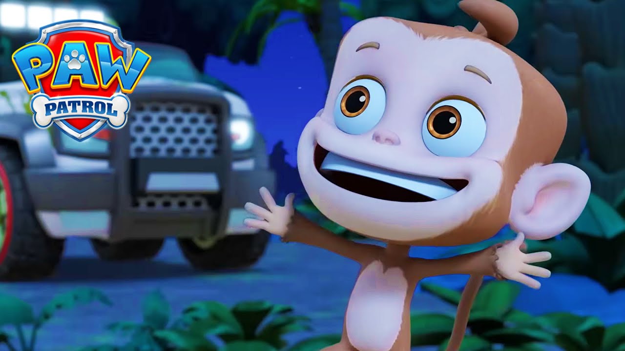 Resgate do macaquinho! 🐒 - Patrulha Canina PAW Patrol - Desenhos animados para crianças