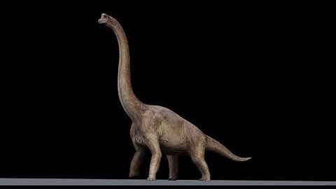 Jurassic Park Brachiosaurus | Blender Walk Cycle | WIP