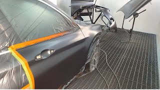 Car painting | BMW X1 spray painting / Water base Cromax Pro / Clear coat Standox Perfomance 9590