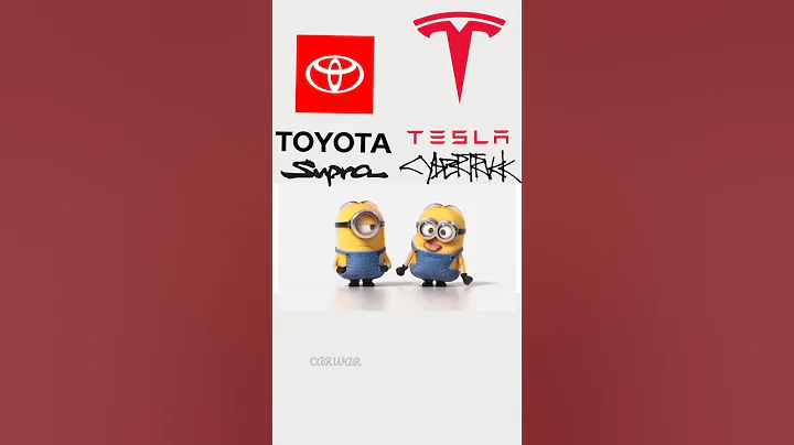 toyota supra vs tesla cybertruck minions style #funny#foryou #trending #asmr#fyp#tiktok #supra