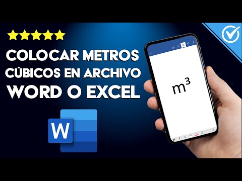 ¿Cómo Poner Metros Cúbicos en tus Archivos de Word y Excel? - PC y Celular