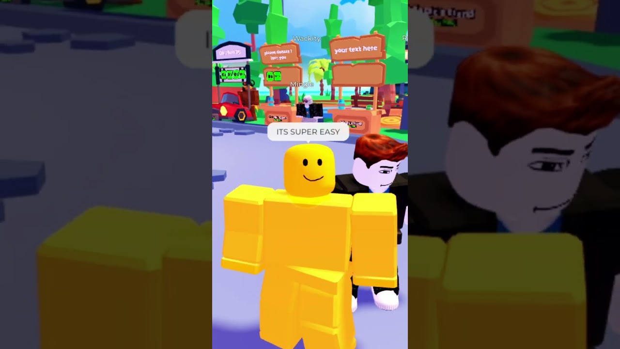 HE ASKED SOMEONE ELSE AND STILL FELL FOR IT💀 #roblox #robloxshorts #funny #robloxmemes #shorts #meme