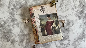 Weekend crafting with The Vintage Paper Girl! Unique File folder flip journal! Craft and Chat!