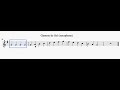 Gamme de Sol en noire (sax alto)