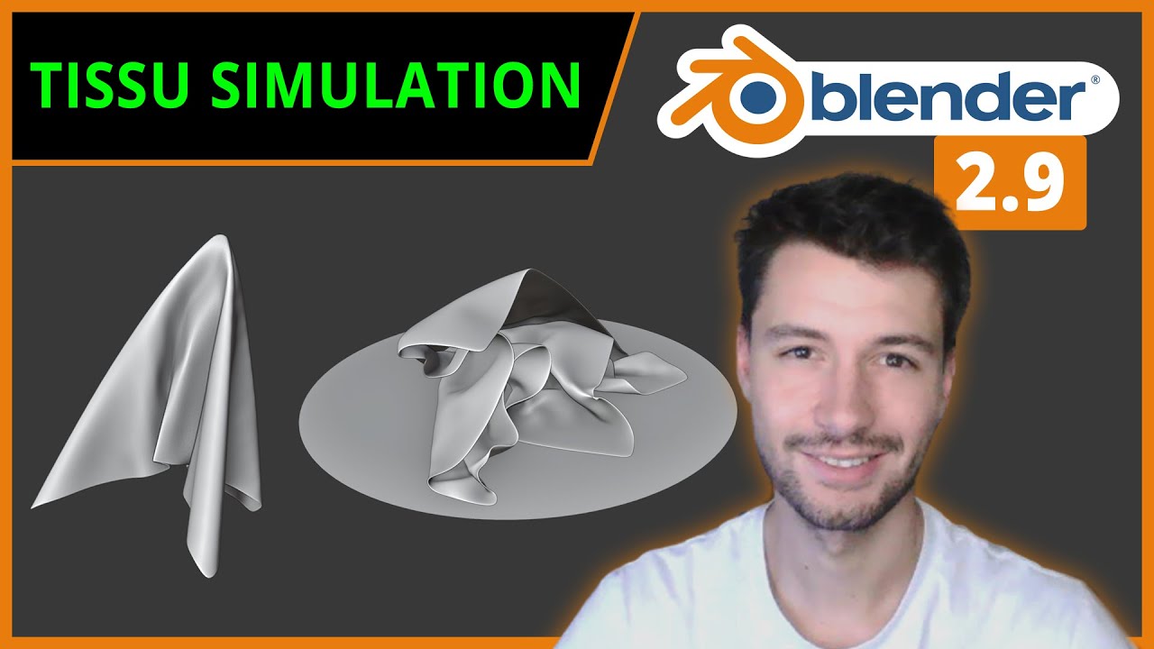 SIMULATION D'UN TISSU ATTACHÉ À UN OBJET | [TUTO BLENDER EXPRESS FR]