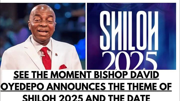 Bishop David Oyedepo Reveals SHILOH 2025 Details Now! @lfcww