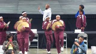 Celebrity Alabama A&M Maroon White Marching Band Marching In Pre Battle vs Alabama State In Birmingham AL 2017 Profile