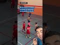 Se cae el techo durante un partido de baloncesto‼️#baloncesto