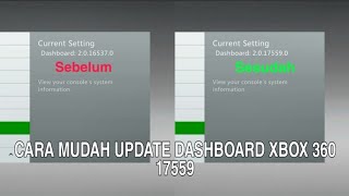 Cara Mudah Update Dashboard versi 17559 Xbox 360 RGH JTAG 2023