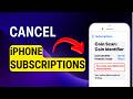 How to Cancel a Subscription on Your iPhone | IOS18 - Easy &amp; Fast!