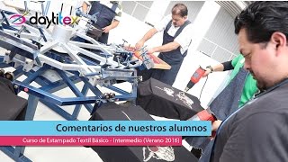 Comentarios de nuestros alumnos Daytitex