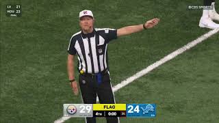 Crazy Ending of Steelers-Lions game: Jared Goff Touchdown negated after Offensive Pass Interference