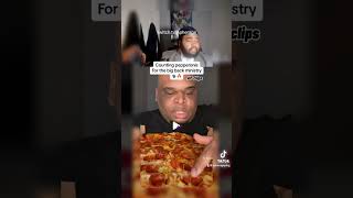 Counting pepperoni’s is a MUST 🫡🍕🍕🍕 #foodhumor #food #funny #reaction #foodie #shorts #reels