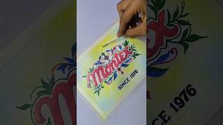 Wait for the end! Montex Logo Art 😍✨ #art #viral #shorts #painting #drawing