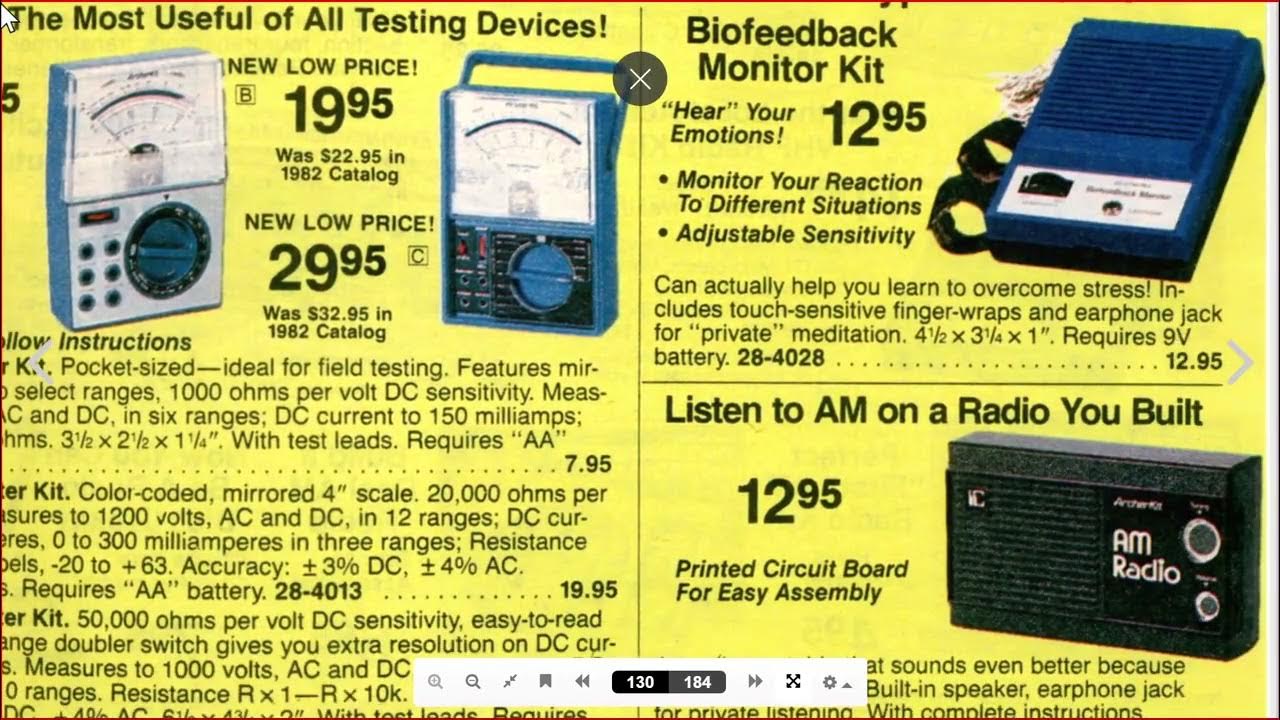 Part 2 1983 Radio Shack catalog with comments YouTube
