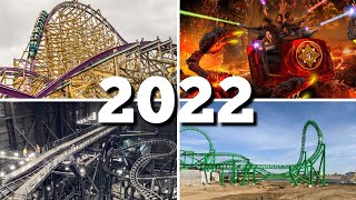 NEW RIDES At USA Theme Parks In 2022