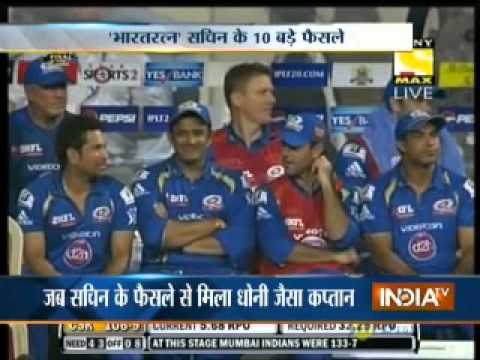 Tendulkar's 10 big decisions that made him 'Bharat Ratna'