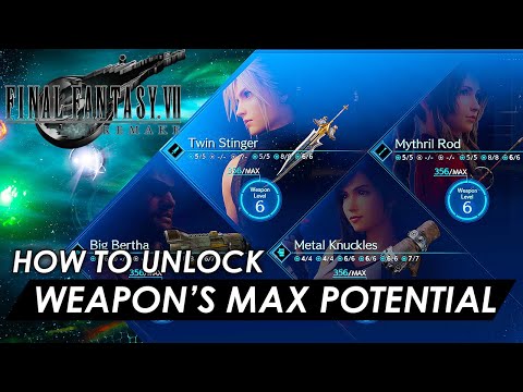 Final Fantasy 7 Remake - How To Fully Upgrade Your Weapon - All Manuscript Locations Full Guide 100%