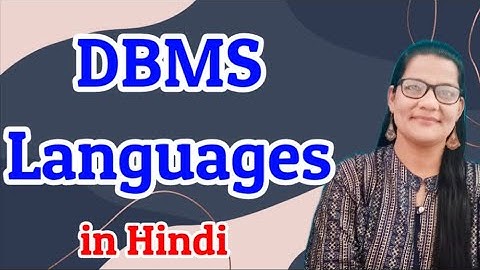 Database Languages in DBMS|  Hindi|DDL DML DCL TCL | For All Classes| With Notes
