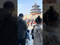 Exploring the Hall of Prayer for Good Harvests. 探访天坛祈年殿。