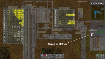 Quicksort on a Factorio computer