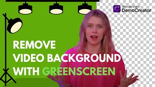How to remove video background with green screen | For Beginners