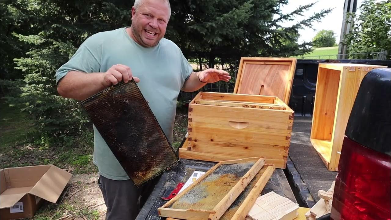 May Bee hive and How to put NUC'S in a bigger box. YouTube