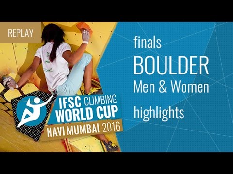 IFSC Climbing World Cup Navi Mumbai Highlight Bouldering Finals