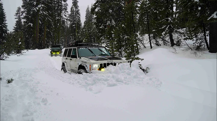 Deep Snow Adventure to 7000ft Elevation, McKinstry Lake Snow Trip