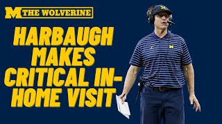 Jim Harbaugh Makes Critical In-Home Recruiting Visit | Michigan Football | The Wolverine