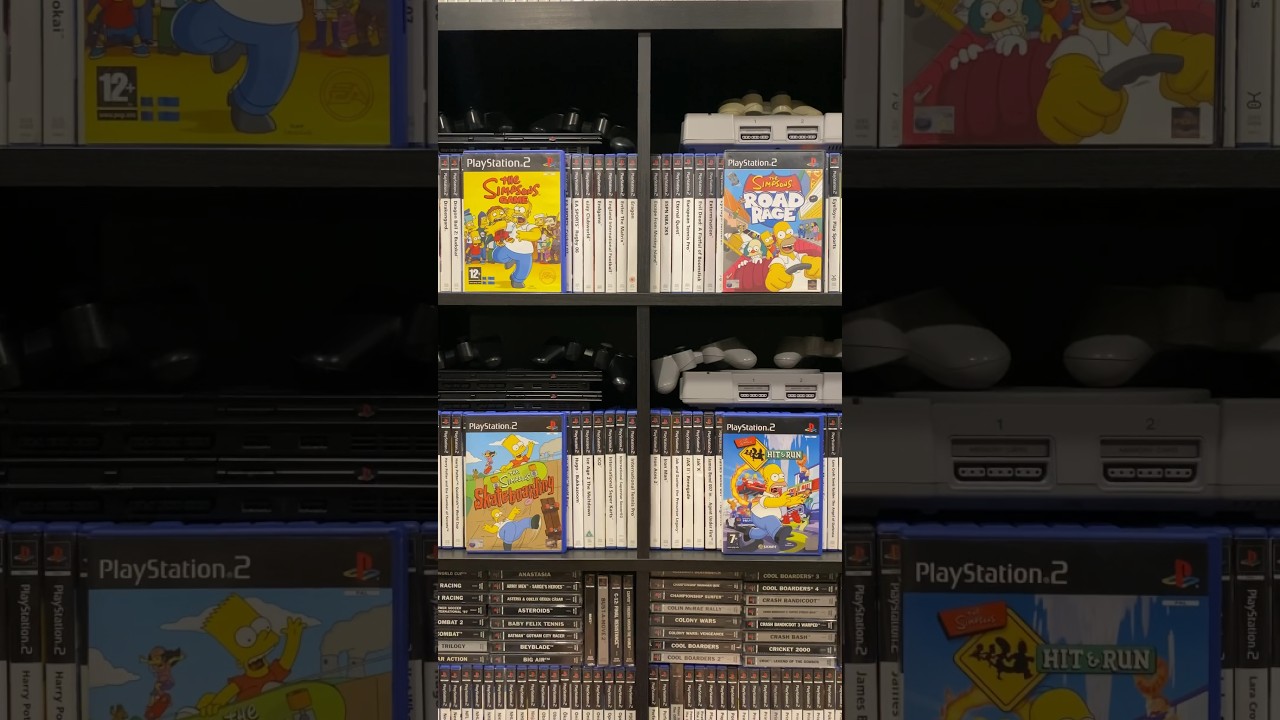 All Simpsons games on PlayStation 2 🍺🍩🛻 