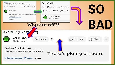 The new YOUTUBE video layout just got MUCH WORSE