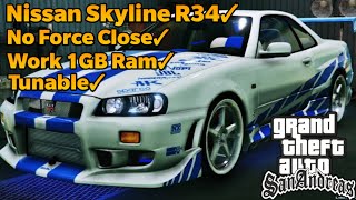 GTA SA - Mod Nissan Skyline R34 [2 Fast 2 Furious]