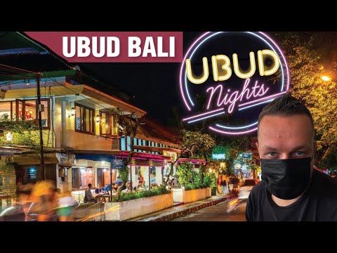 Bali Ubud at Night