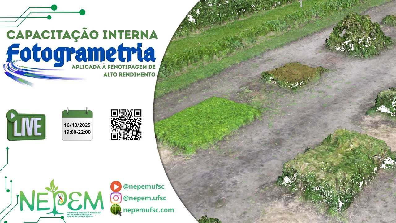 Fotogrametria aplicada à Fenotipagem de Alto Rendimento
