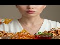 Crunchy Glass Fries & Fast Food ASMR Mukbang Glass Food AI Eating