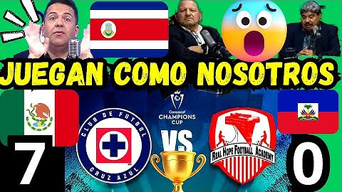TICOS EXPLOTAN X CRUZ AZUL VS REAL HOPE ! INCREIBLE GOLEADA  EN CONCACHAMPIONS ! ELLOS GANARAN !