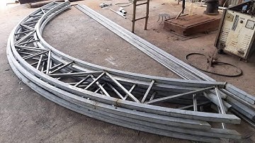 Curved steel Trusses, Roofing