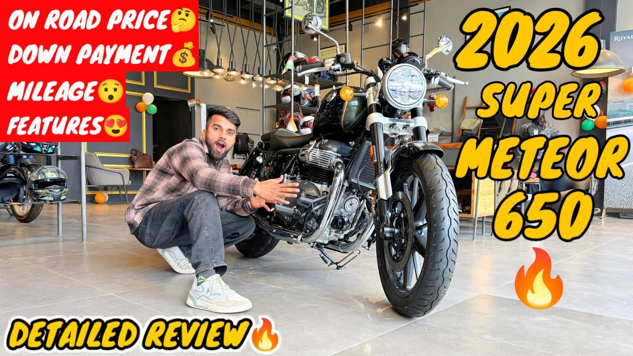 2026 Royal Enfield Super Meteor 650 Review🤔Price ! Down Payment ! Mileage ! Features ! Navigation🔥