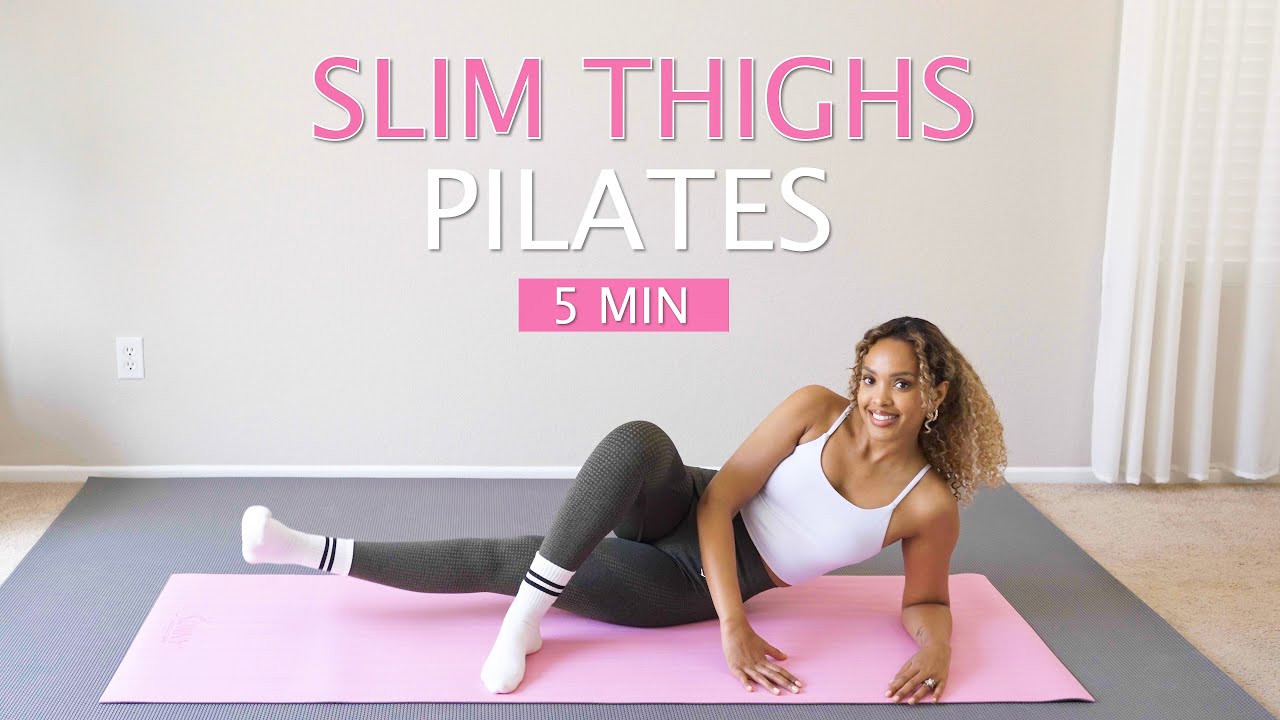 5min everyday slim legs workout / beginner friendly / at home leg ...