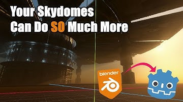 From Blender To Godot - How To Make Epic (And Easy!) SciFi Skydomes