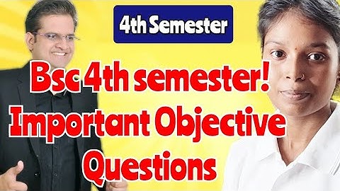 Bsc 4th semester!Important Objective Questions! Day -1!bedkdian #math #bsc4thsemester